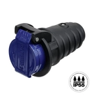 Kupplung T23 IP55 anthrazitgrau/blau mit EAN